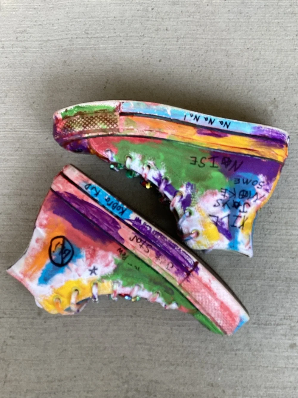 Converse Chuck Taylor Hand-Painted High-Top Sneakers #560846F Unisex